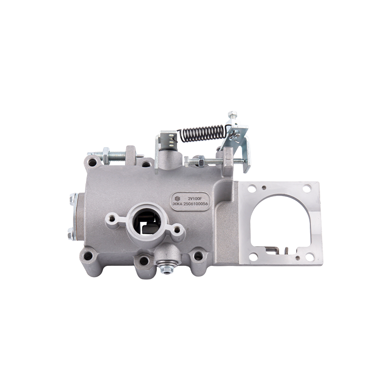 2V100F Typ tvåcylindrig dieselmotor bränsleinsprutningspump (inklusive hastighetsreglerande mekanism), dubbelkolvstruktur, lämplig för motorer med en cylinderdiameter × slaglängd på 100×85 mm, tillämplig på den tvåcylindriga luftkylda motorn 2V100F